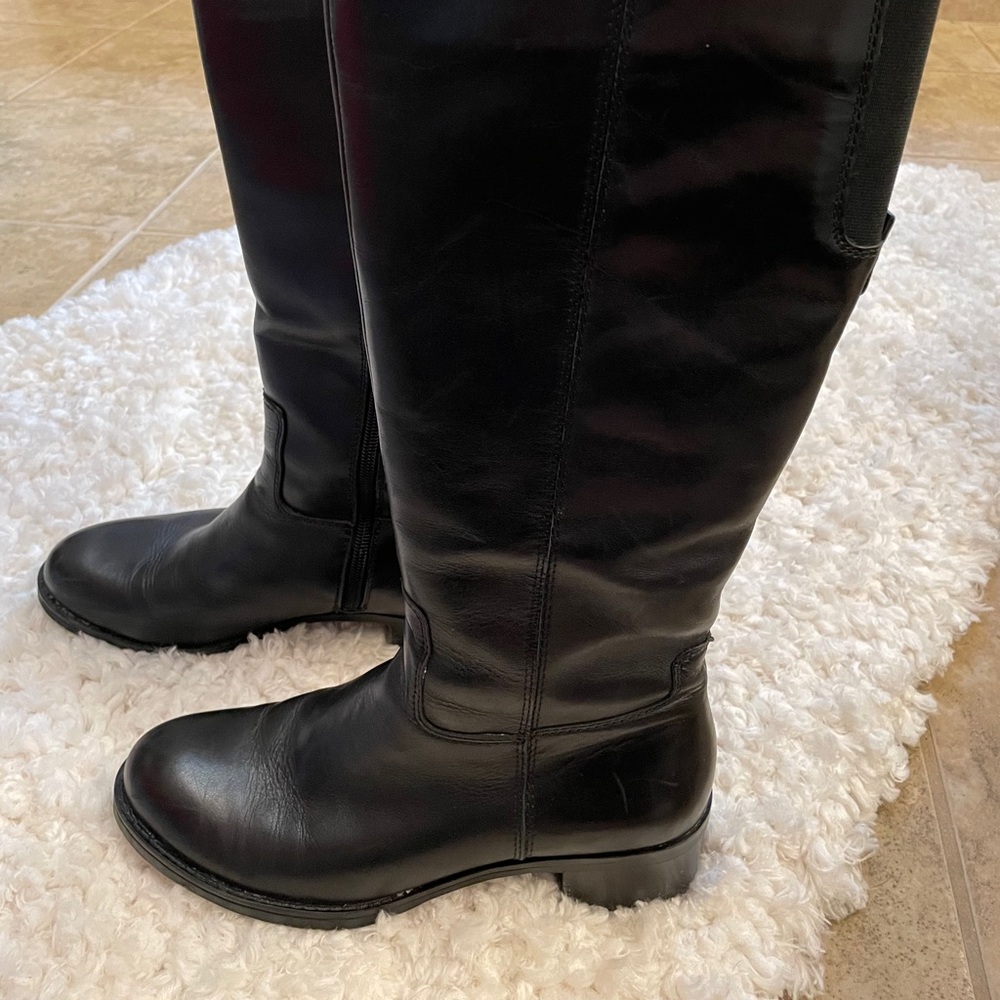 Franco Sarto Black Riding Boots